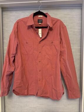 JCrew 100% Cotton Button-Up Shirt, NWT, Size L, #2322